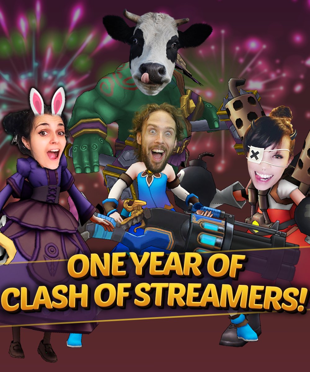 Today 1 year ago, we officially launched #ClashOfStreamers! 🎉

Let's celebrate by sharing your favorite #CoS moments below ⬇️!