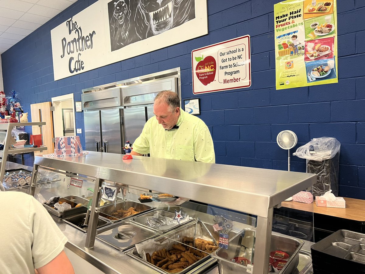 Mr. Vernon serving up something special on this beautiful day!