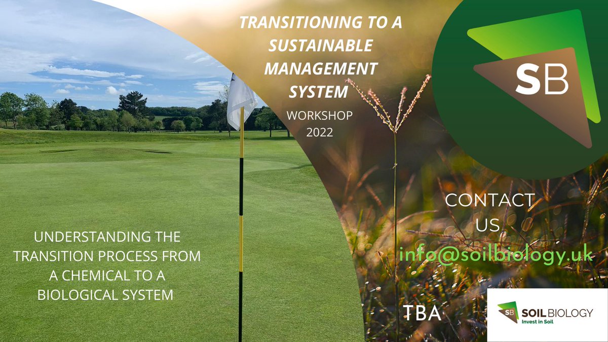 SoilBiologyLtd's tweet photo. “Transitioning to a sustainable management system” workshop 2022. #sustainablegolf #sustainablesportsturf @BIGGALtd https://t.co/fXOUqhWHjT