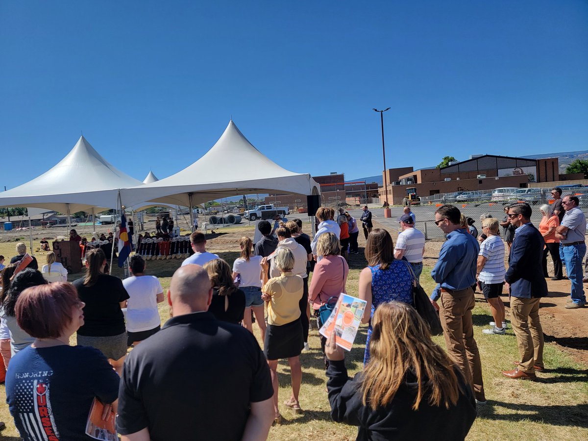 #WeAreD51 Thank you Grand Junction and Mesa County for supporting GJHS and our new beginning during our ground breaking ceremony.