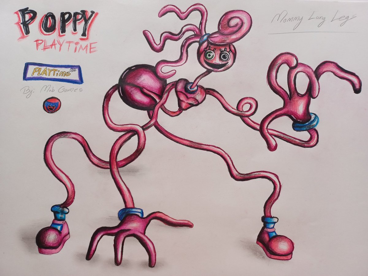 Nick☃️🤟❄️ on X: Mommy Long Legs drawing from Poppy Playtime!! #MOBGames # Spider #PoppyPlaytimeChapter2 #MommyLongLegs #drawing #fanart   / X