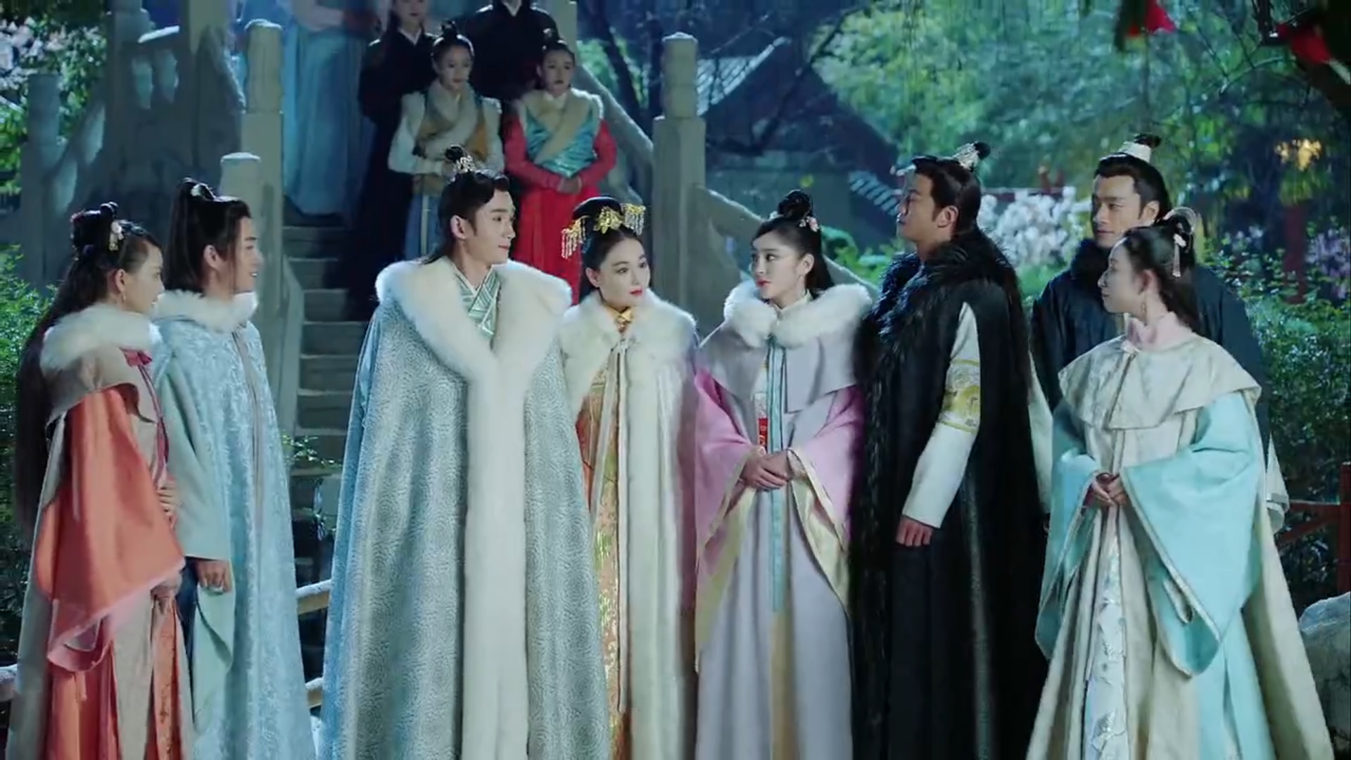 忍豚on Twitter 花謝花飛花満天四組のカップル 向かって左から 花風竹と蕭無顔 蕭無謝と傾城公主 花満天と謝千尋 謝客遠と花含羞 T Co Muiky9kkwm Twitter