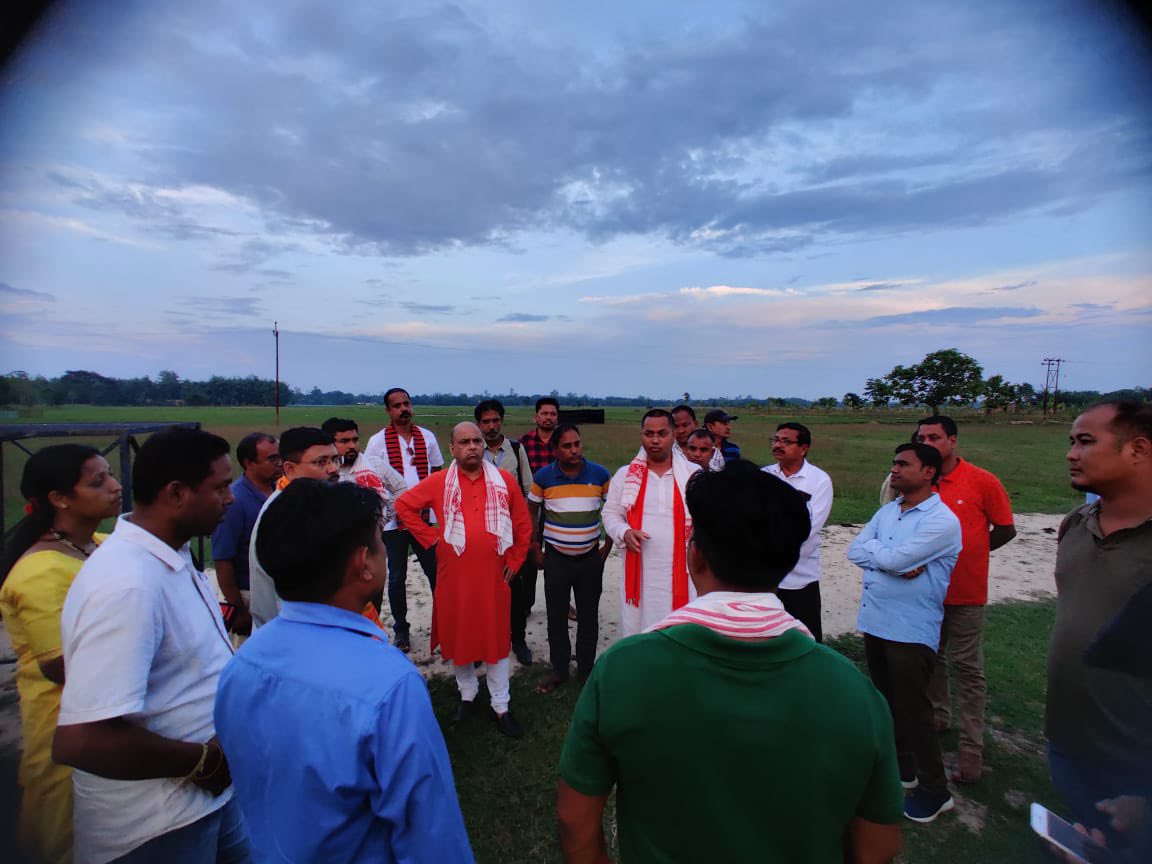 drrajdeeproy's tweet photo. Reviewed the venue for @himantabiswa ji’s election rally for #KarbiAnglong Autonomous Council election at #Howraghat

@KPaulMLA https://t.co/X52Iv2NzBG