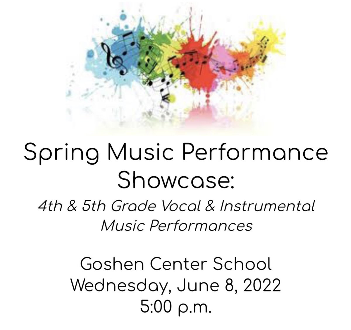 Region6Music's tweet image. The GCS Concert has been rescheduled! Hope to see you there. @TraKeilty