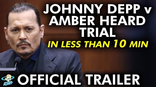PopcornedPlanet's tweet image. OFFICIAL TRAILER! The Johnny Depp vs Amber Heard Trial - Explained in Less Than 10 MINUTES! In An Even More Honest Trailer #JusticeForJohhnyDepp #TeamJohnnyDepp #AmberHeard #JohnnyDepp  trying something fun, WATCH: youtu.be/Iv0OrWDeo_o