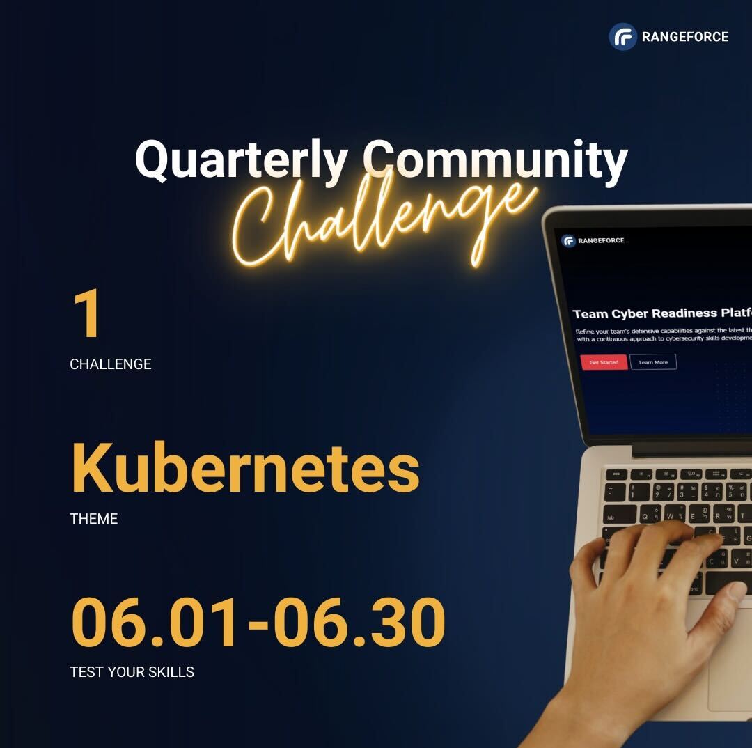 CyberbitGlobal's tweet photo. 𝗧𝗵𝗲 𝗱𝗮𝘁𝗲𝘀 𝗮𝗿𝗲 𝘀𝗲𝘁, 𝗮𝗻𝗱 𝘁𝗵𝗲 𝗰𝗵𝗮𝗹𝗹𝗲𝗻𝗴𝗲 𝗶𝘀 𝗿𝗲𝗮𝗱𝘆.
𝗔𝗿𝗲 𝘆𝗼𝘂?
Take our newest Quarterly Challenge 𝟲/𝟬𝟭-𝟲/𝟯𝟬
All free on RangeForce Community Edition: https://t.co/yTvIVQaYRo
#Kubernetes #DockerContainer #ITskills https://t.co/jXzPwYABAl