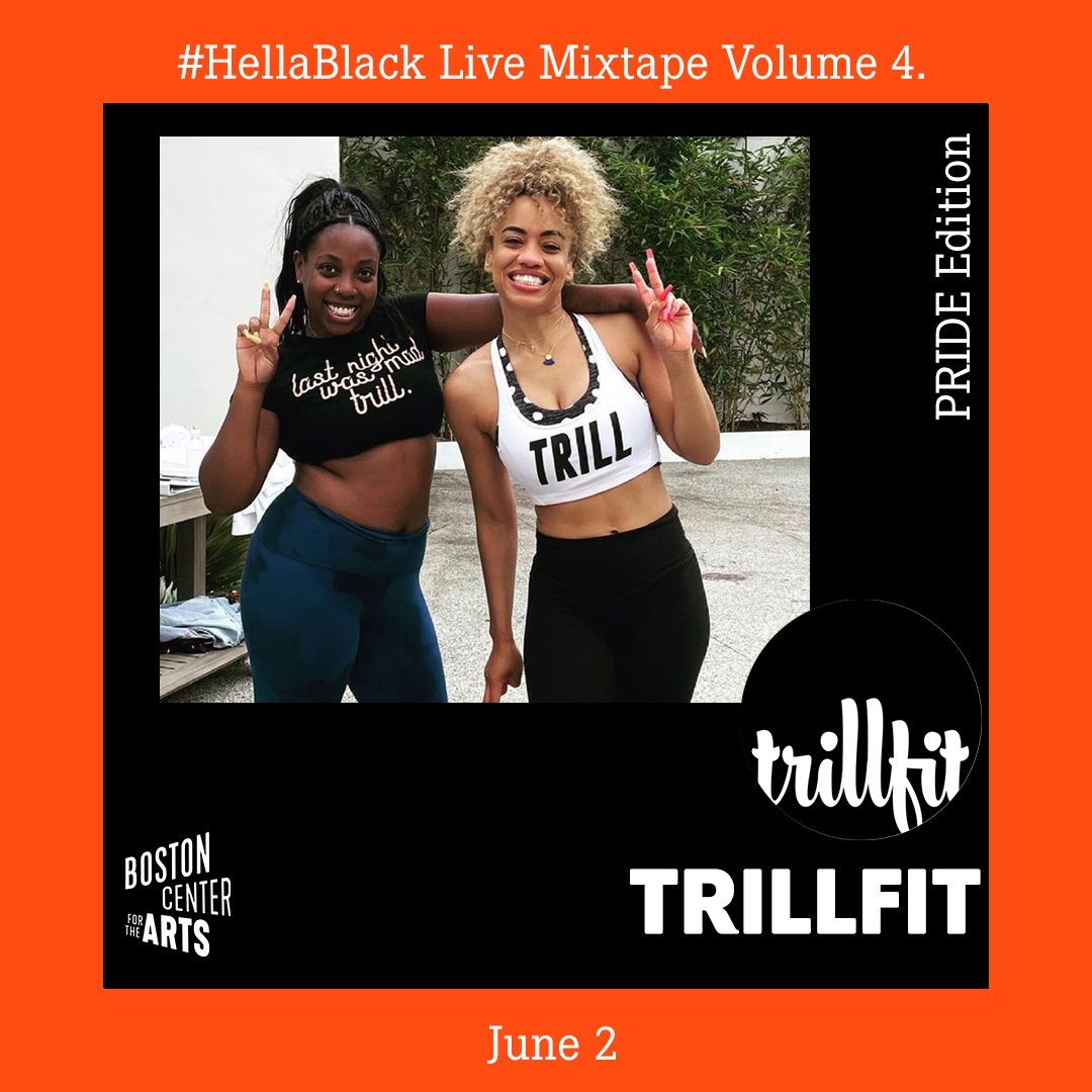 boscenterarts's tweet photo. The award-winning black woman-owned boutique fitness brand, @trillfitboston will be offering unbelievable $1 memberships at #HellaBlack Pride Edition! Come support --> 
https://t.co/QSARlxuE52 #BosArts #BostonPride #BlackOwnedBusiness https://t.co/cskToOHH6C