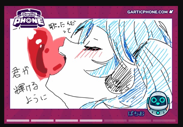 これは愛言葉Ⅳって伝言が回ってきて本日最大のウキウキで描いたミクさん 