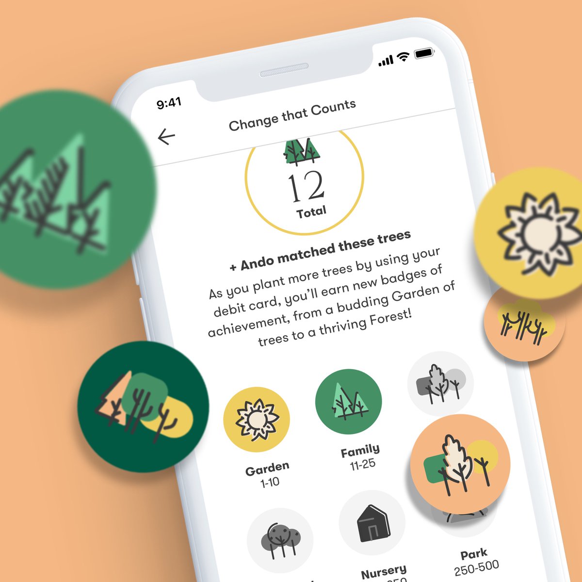 ando_money's tweet photo. Get swiping and planting today! To sign up:
1️⃣ Open the app, and tap the card that reads Change that Counts.
2️⃣ Toggle on Change that Counts.
3️⃣ Track your progress! https://t.co/pwJrqpdFnX