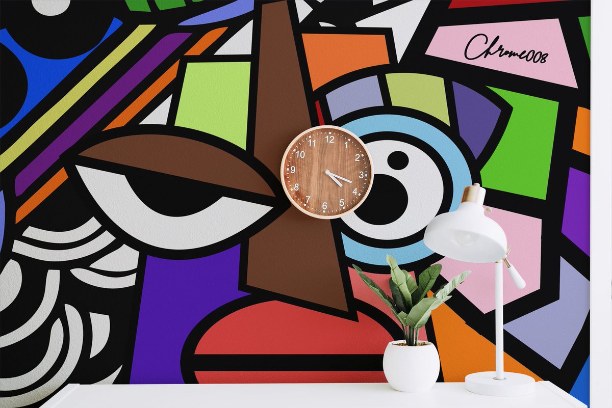 Chrome_008's tweet photo. @DONJAZZY Theres nothing I'll love more than for my Art pieces or wall murals to grace your walls. 

I hope I'm given a chance to create magic with my designs in your awesome space 🙌🏿🙌🏿🙌🏿

My people abeg if you come across this tweet please retweet abeg 🙏🏿🙏🏿 https://t.co/qURBjjbJdd