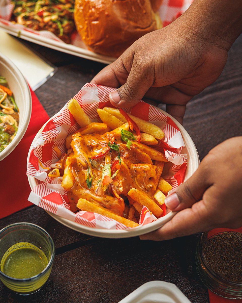 RockitLDN's tweet photo. Fries are the king of sides. But of course we add a little bit of an Indian twist to it. Perfect next to some curries and paos at @LalalandLdn this long weekend. Come visit us in Shoreditch! 🍟👌 https://t.co/GNPV2FU9oZ
