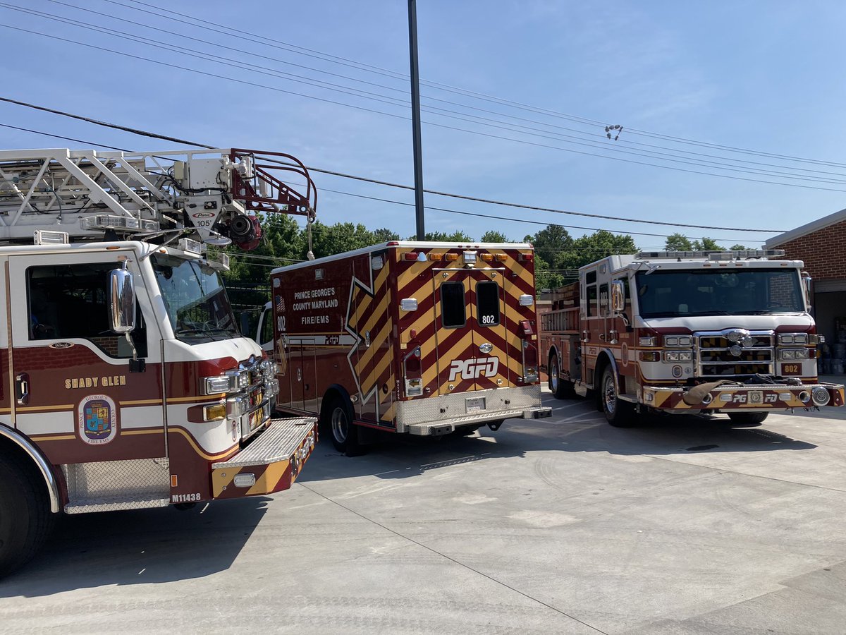 DFC_Retired's tweet photo. Ribbon cutting for the new station 802 and the Fitness and Wellness Facility. Great event. #pgfdpride https://t.co/lRKXxTfZnJ