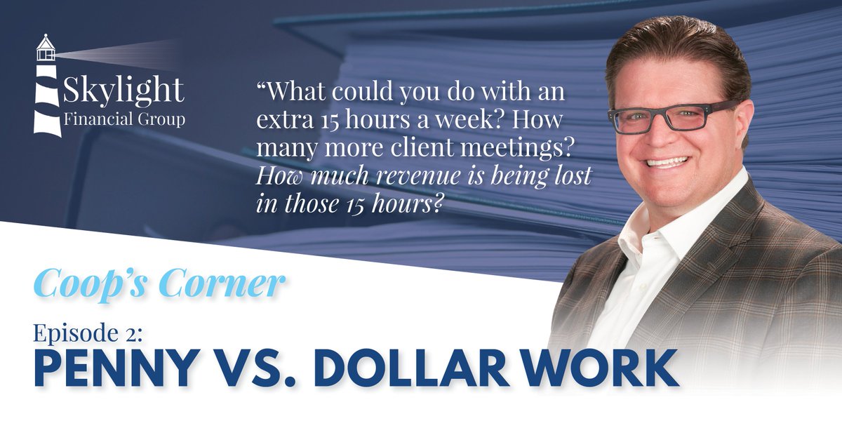 SkylightFG's tweet photo. How much time are you spending RUNNING your business rather than GROWING your business? Learn more in this episode of #CoopsCorner https://t.co/ObJqkvYVhV https://t.co/7iim0T7FRi