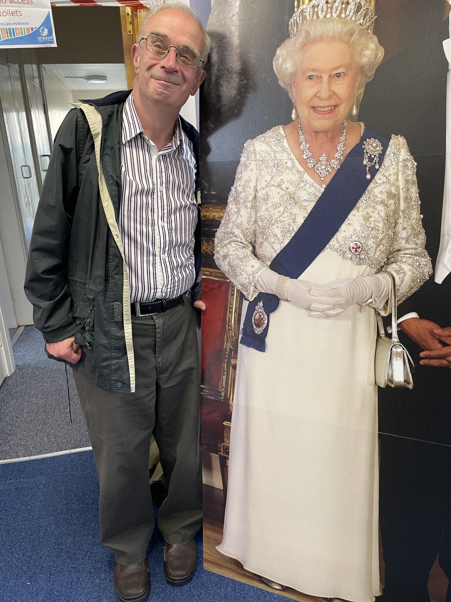 I am now free to comment. Her Majesty paid an ultra secret visit to Hersham Library yesterday and it was unquestionably the greatest privilege of my life to exchange views with her. Like me, she is an avid reader of espionage thrillers. God Save The Queen!