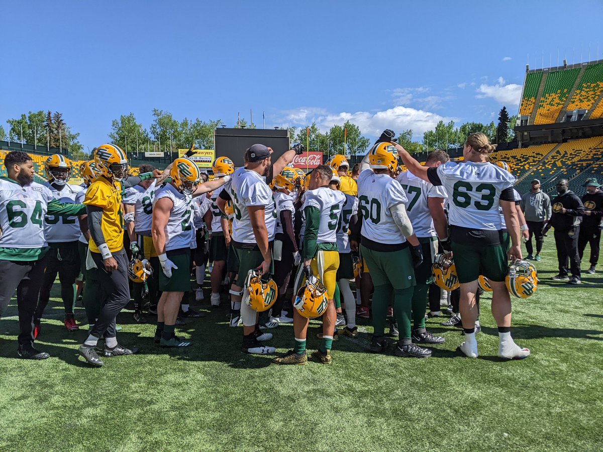 My last practice with <a href="/GoElks/">Edmonton Elks</a>. Can't believe a whole month has gone by already! I could stay here forever.