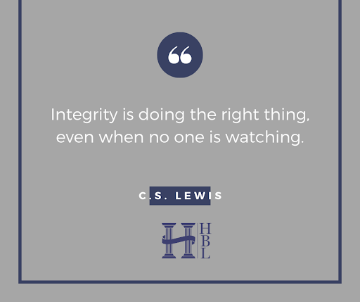 HallBenefitsLaw's tweet photo. "Integrity is doing the right thing, even when no one is watching." - C.S. Lewis #employmentlaw #erisalitigation #CSLewis https://t.co/DxZWWqvgCA