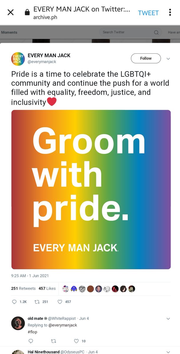 ARedheadRants's tweet photo. @everymanjack @RainbowRailroad What happened to your original post? Was it too accurate? #pridefail https://t.co/grZNFFoQVe