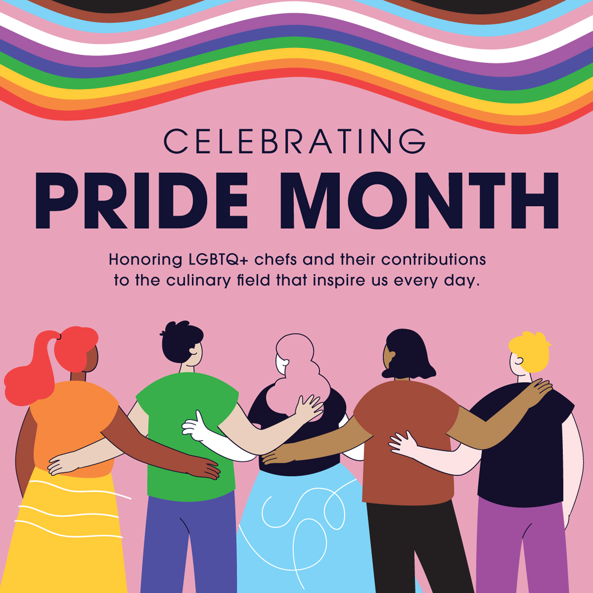 Aramark's tweet photo. We’re celebrating #PrideMonth by recognizing LGBTQ+ chefs and allies who have had a major impact on our guests, our organization, and in their communities.
Learn more about our Pride #ChefSpotlight participants: https://t.co/p5KmO5cLe3 #AramarkPride https://t.co/OzxYUGkRk4