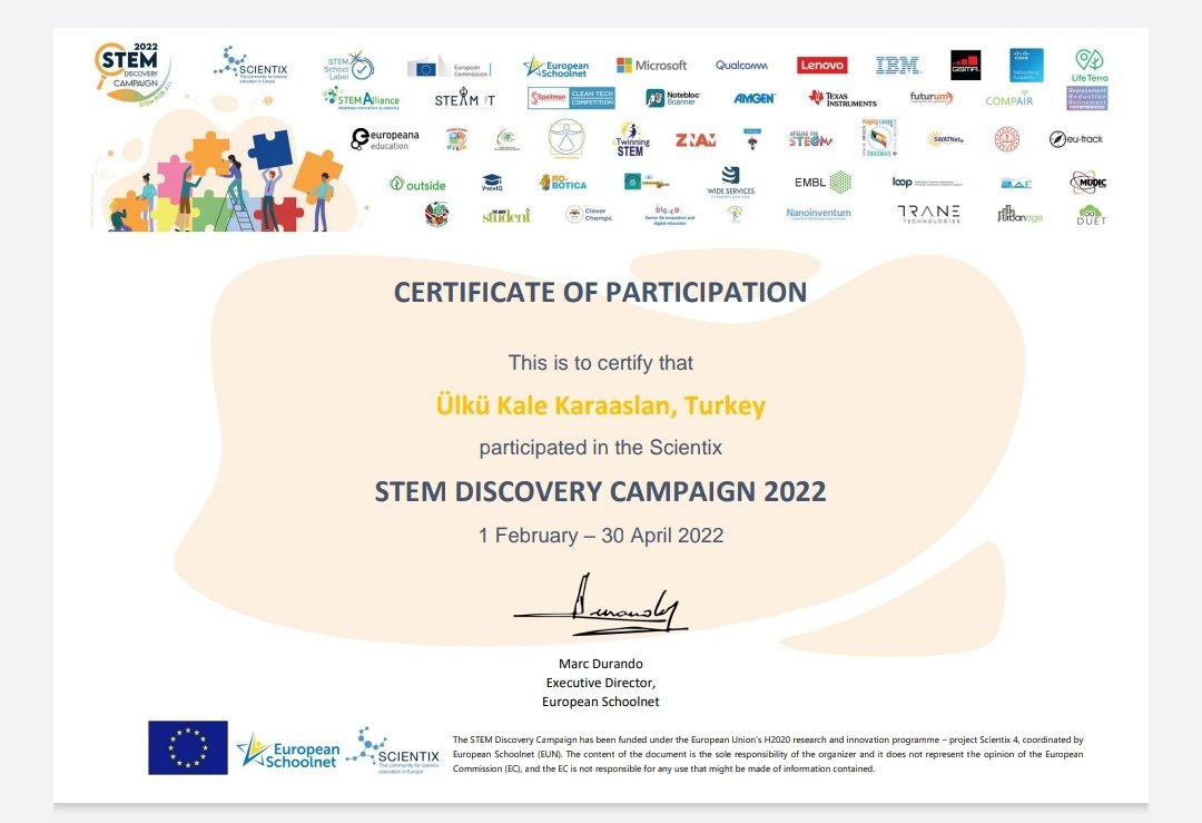 ulku42's tweet image. STEM&apos;in olduğu her yerdeyiz. Thank you @scientix_eu 💕
#sdc22 
@scientix_eu 
@ScientixTurkey 
@eu_schoolnet 
@ScienceonStage 
@sonsturkey 
@SCelebiOrt 
@ocukgeliimci2