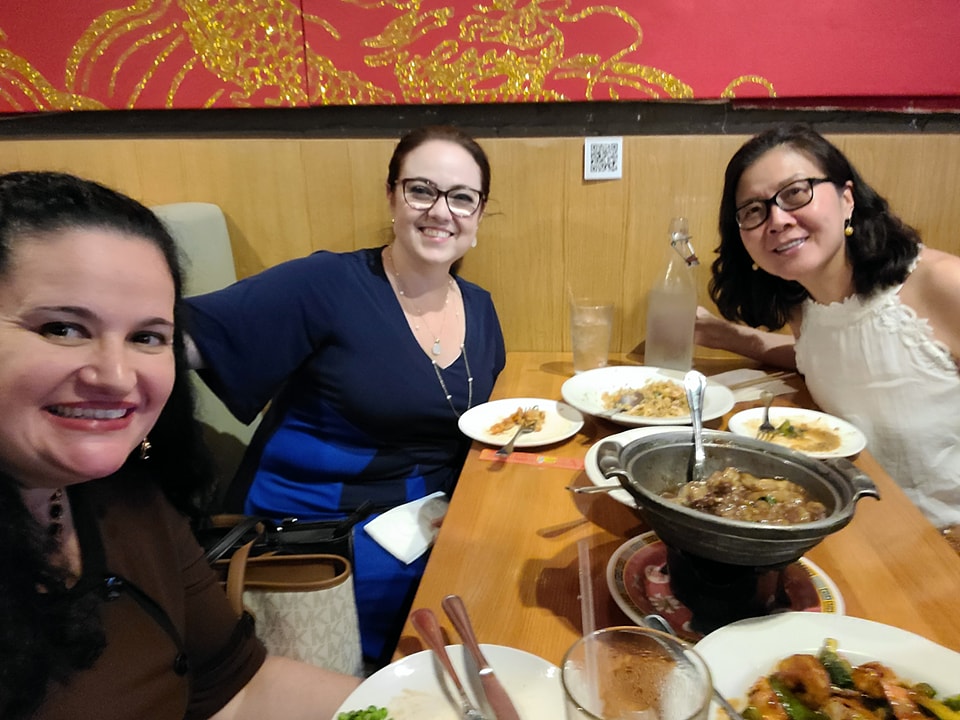 vcusoe's tweet photo. Related to @BRAmbassadorUS's visit, #VCUSOE's Dr. Luciana de Oliveira (left) & @whywhyx1 (right) met with Visiting Scholar @HoflingCamila yesterday to discuss collaboration between @VCU & @ufscaroficial, Dr. Hofling's university in Brazil. @vcualumni @AndrewDaire #Get2KnowSOE https://t.co/zRO6Zu91CE