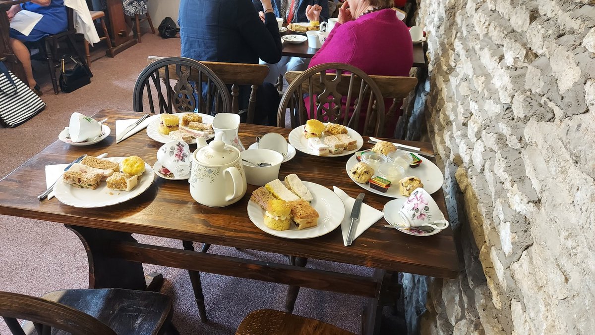 A lovely visit by Ramsey Ladies Probus Club with a mini afternoon tea.