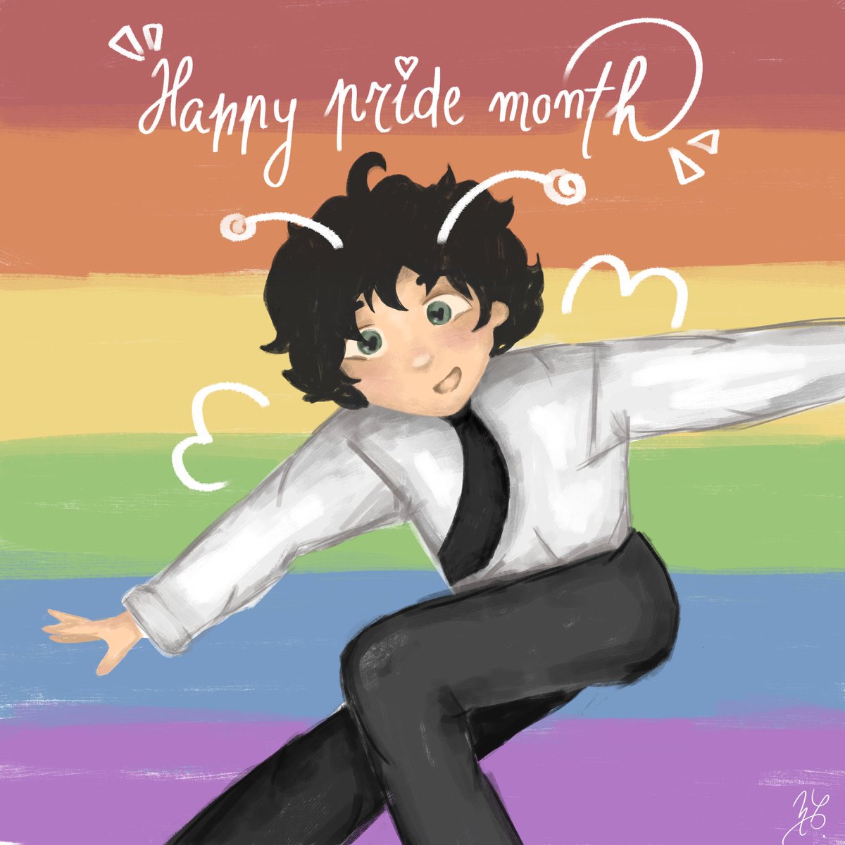 animatednelly's tweet photo. HAPPY PRIDE MONTH FRUITY  PEOPLE MY BELOVED! 🏳️‍🌈 #PrideMonth https://t.co/e2OiRDdHF3