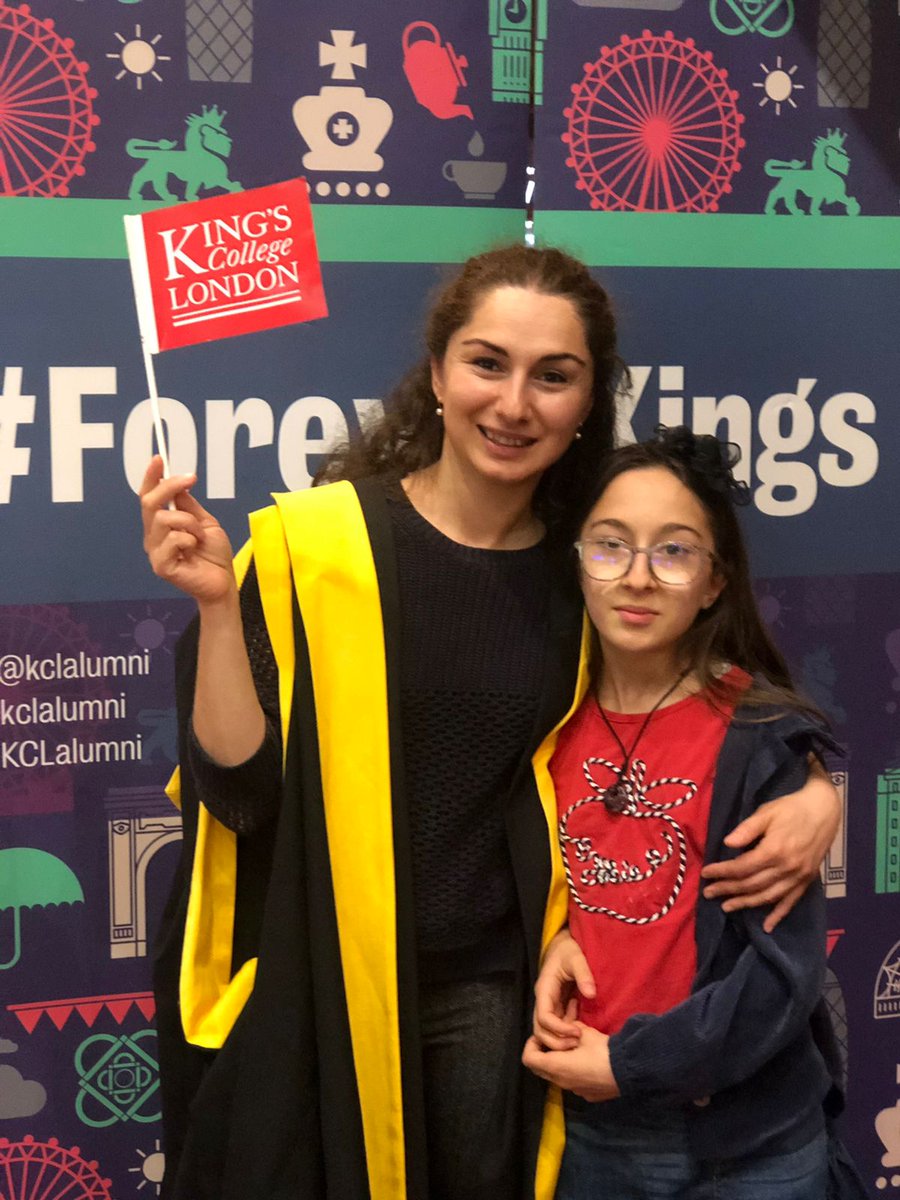 After two years of no graduation ceremonies, I'm proud to have finally attended one for my most recent MA degrees in #STEMEd at King's @crestem_kcl. Can't wait to share my knowledge with aspiring future female STEM professionals @NWC_STEM including my daughter! #ForeverKings.