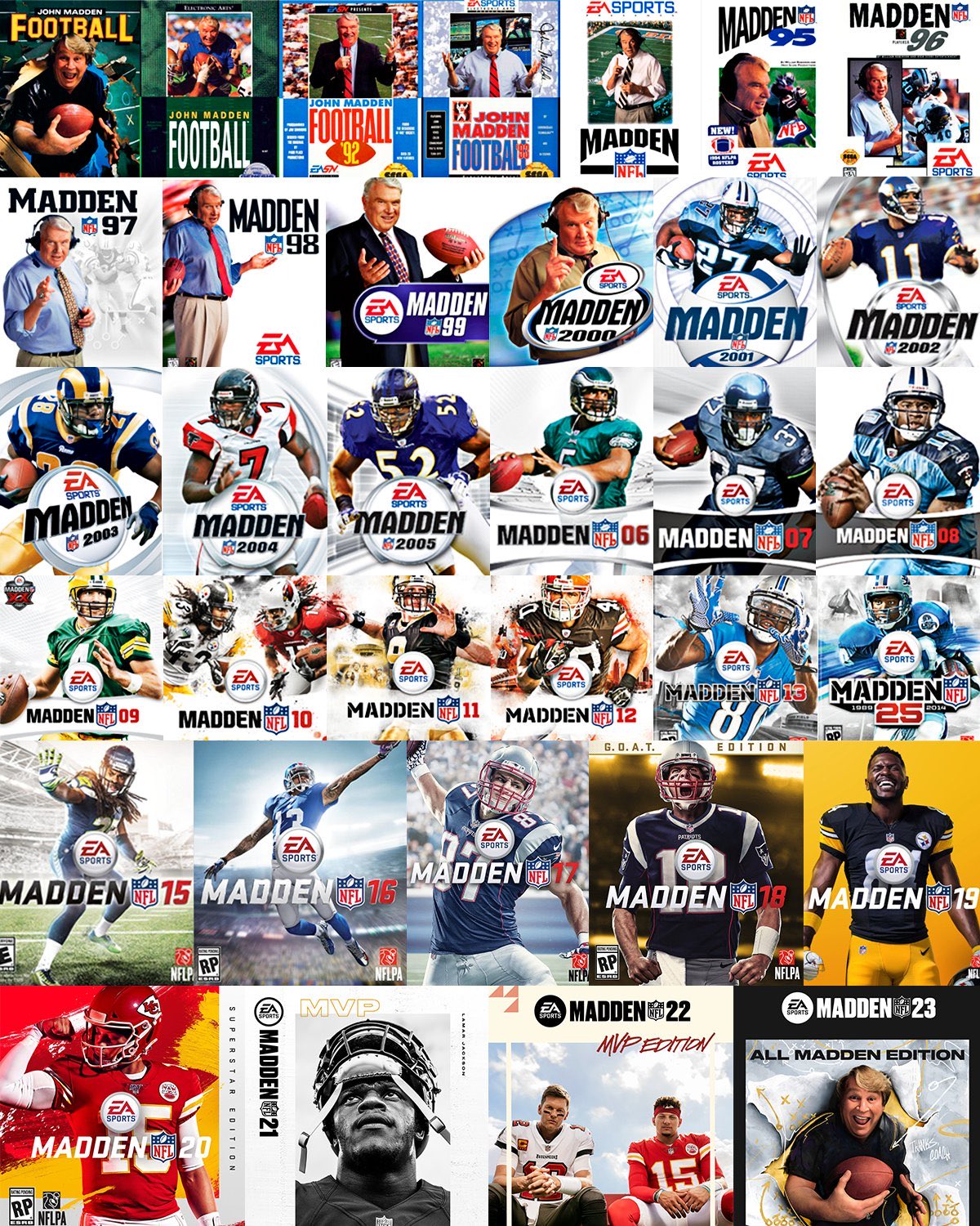 Las mejores 149 + Todas las portadas de madden
