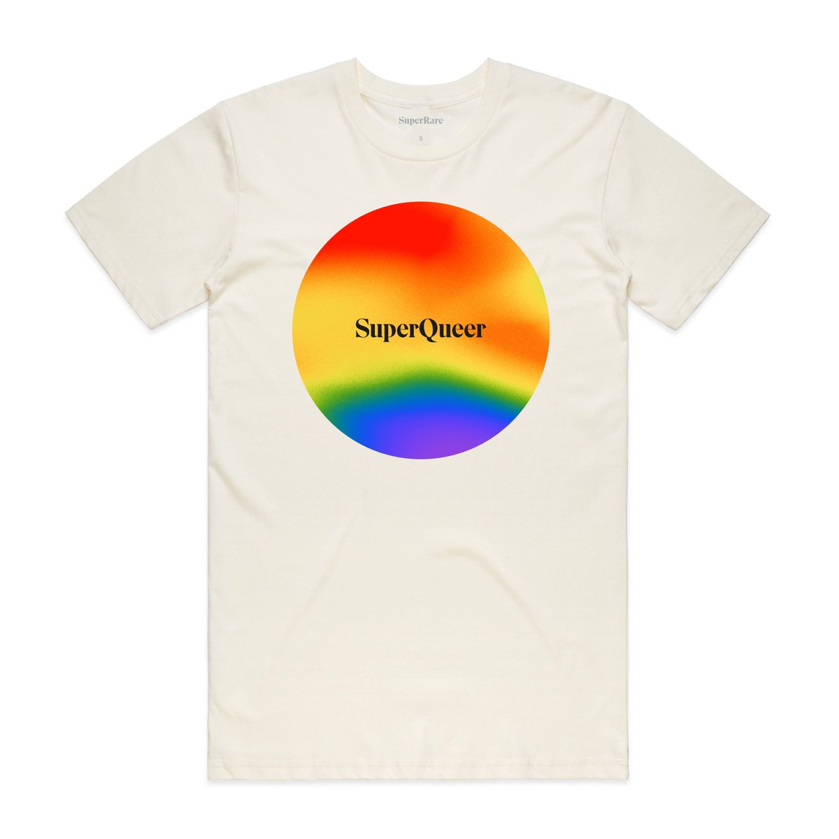 SuperRare's tweet photo. Finally, let your rainbow flag fly with our psychedelic selection of #SuperQueer merch available online & at the NYC Gallery (+ free condoms & stickers at the gallery!) on June 9 🏳️🌈
Proceeds from SuperQueer merch will also be donated to @OutInTech
Happy Pride fam ❤️🔥 https://t.co/xEy9OJVGsQ