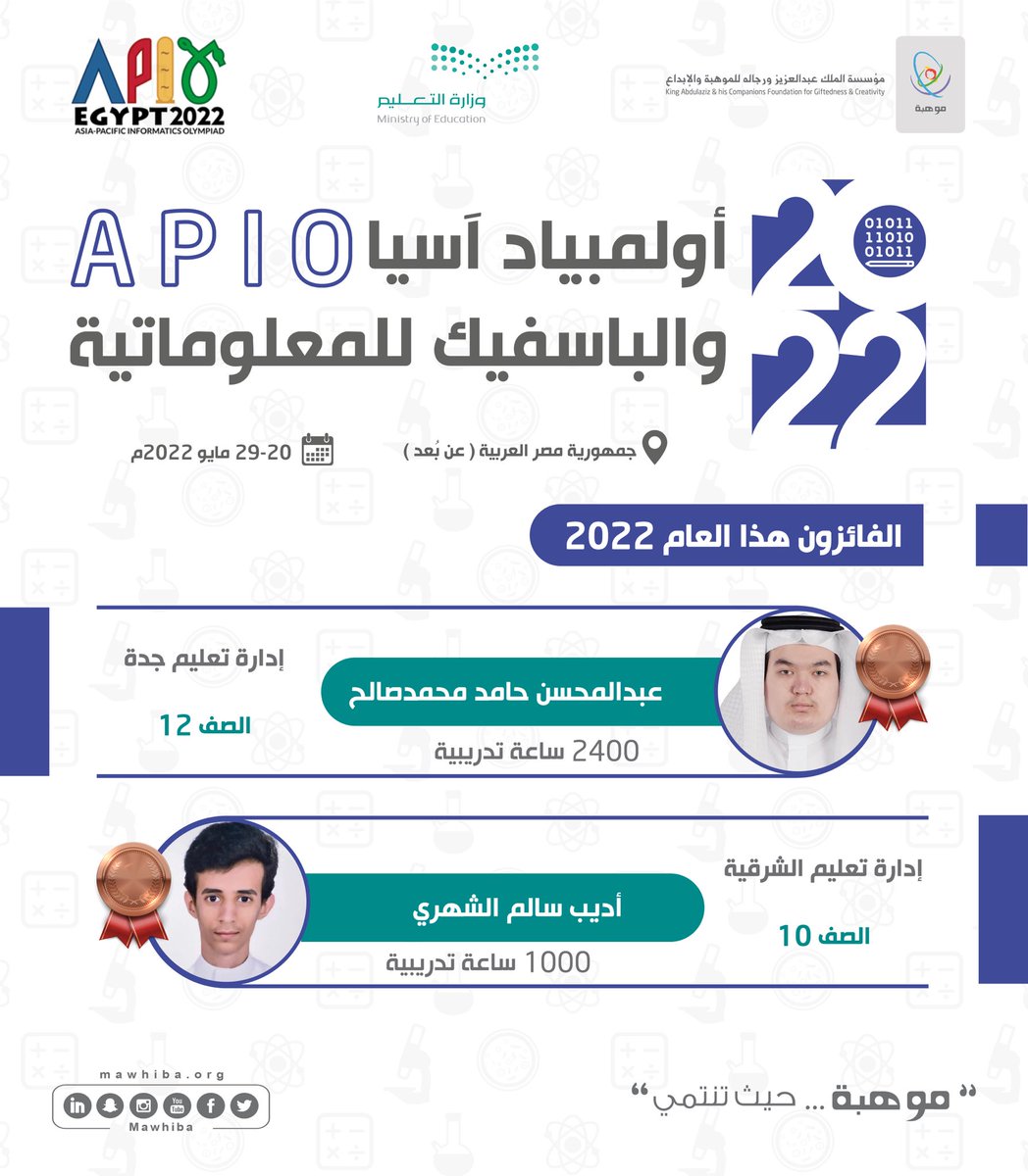 مؤسسة الملك عبدالعزيز ورجاله للموهبة والإبداع tweet media