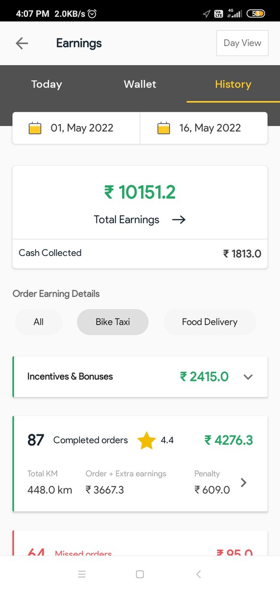 Ram90012973's tweet photo. @Rapido What happen to my Ramzan Bonus Incentive
which you guys didn't disburse. https://t.co/bo6kcApzUd