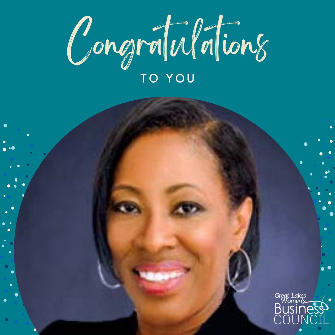 We want to wish you a happy work anniversary, Benita Tyler. Whether it's your first or 100th, we're proud of all the hard work you've done on behalf of the Great Lakes Women's Business Council. Here's too many more years!
