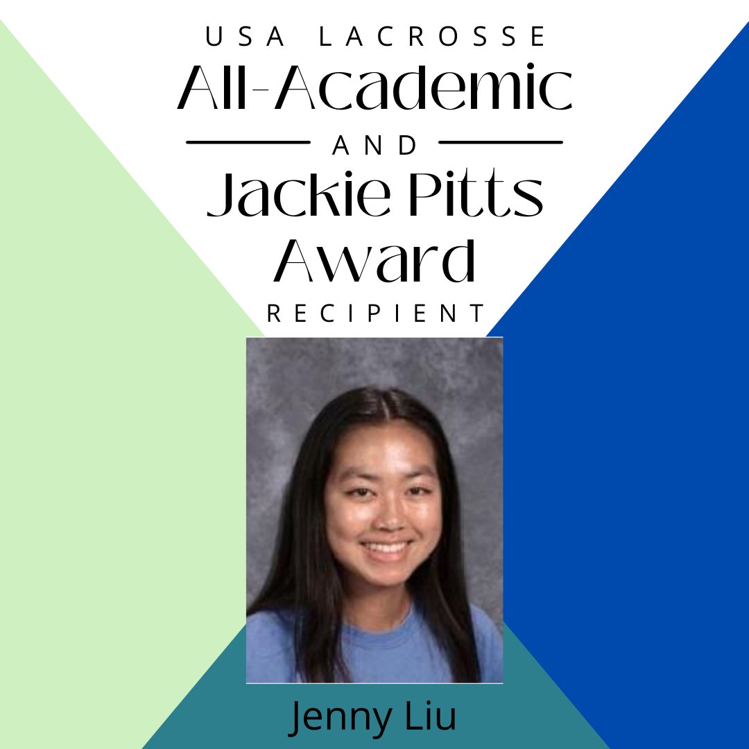 Congratulations to Jenny Liu on being a USA Lacrosse All Academic honoree! Jenny has also received the USA Lacrosse Jackie Pitts award, which recognizes one athlete from each area who goes above and beyond in service to their team, school, and community. <a href="/MarquetteStangs/">Marquette Mustangs</a>