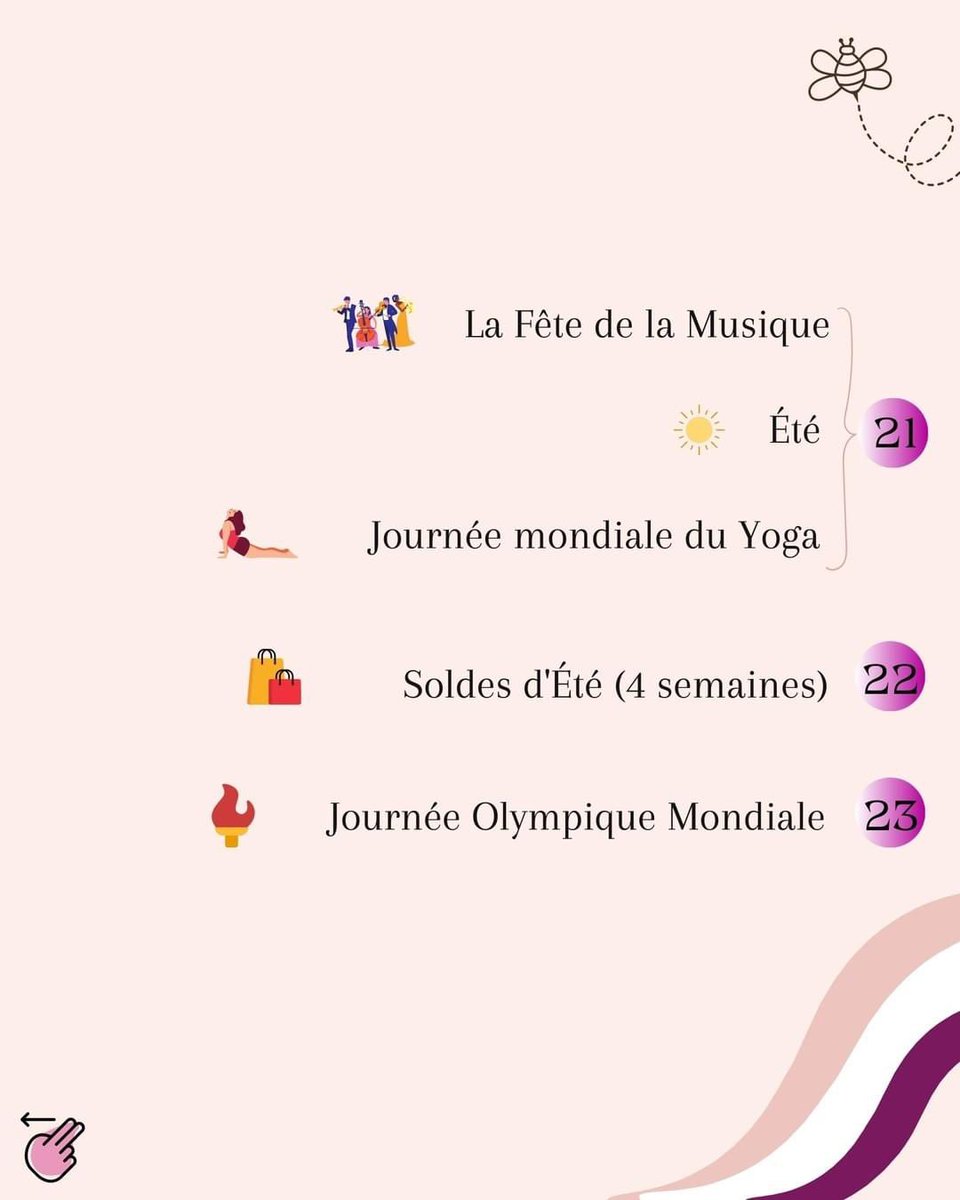 DigitalByAngel's tweet photo. 📆✔️ JUIN est là ! Les dates clés aussi 🥳 (II)
Lesquelles vous intéressent le + ?
#dates #juin #june #hellojuin #juin2022 #SaveTheDate #evenements #cm #marketing #calendriermarketing #webmarketing https://t.co/u342s72l1j