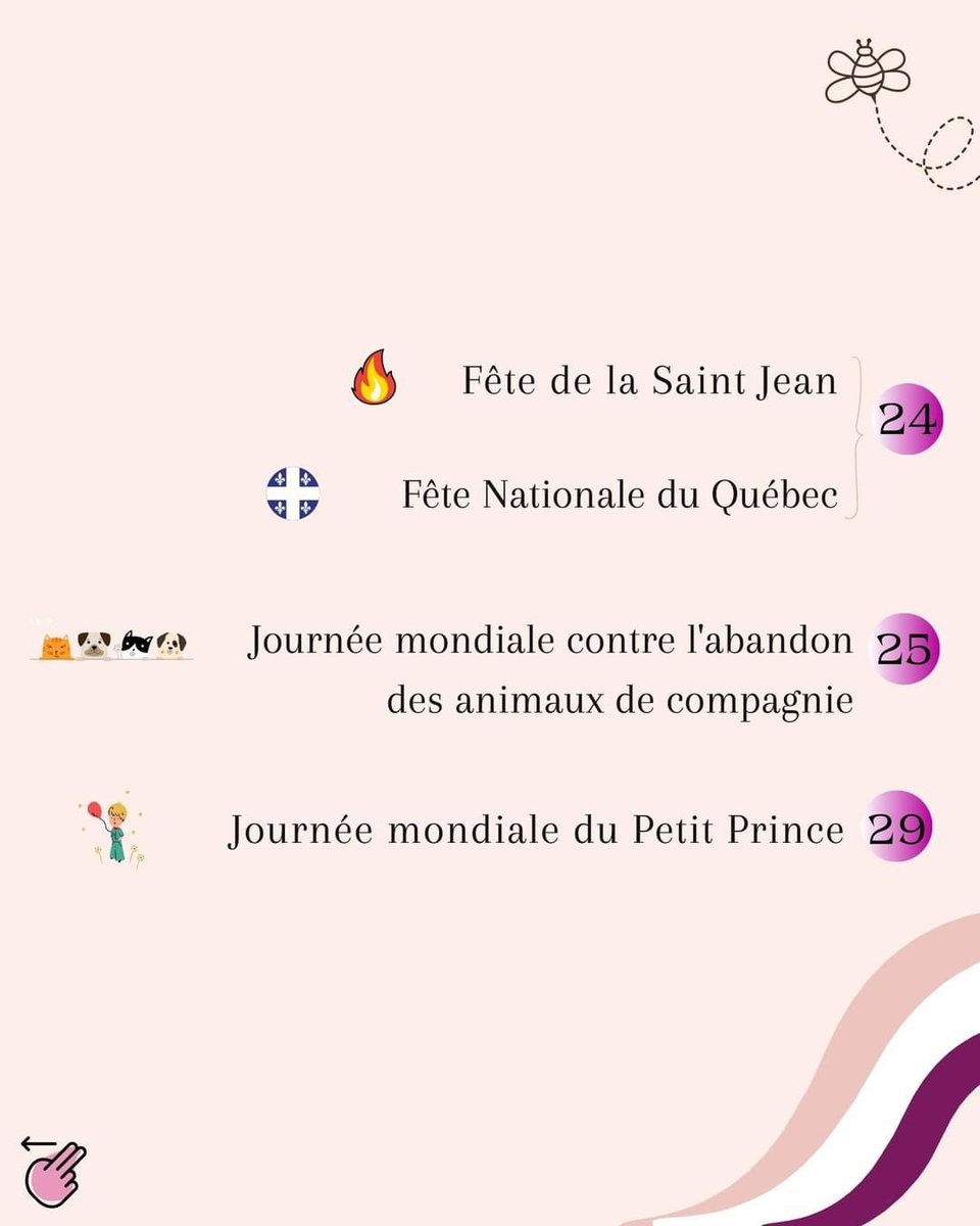 DigitalByAngel's tweet photo. 📆✔️ JUIN est là ! Les dates clés aussi 🥳 (II)
Lesquelles vous intéressent le + ?
#dates #juin #june #hellojuin #juin2022 #SaveTheDate #evenements #cm #marketing #calendriermarketing #webmarketing https://t.co/u342s72l1j