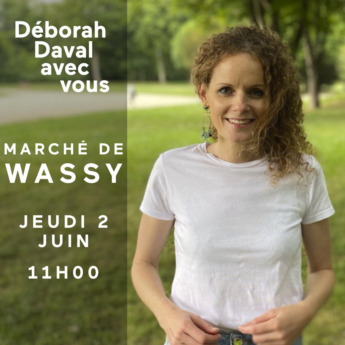 Retrouvez-moi demain, à partir de 11h00 au marché de #Wassy