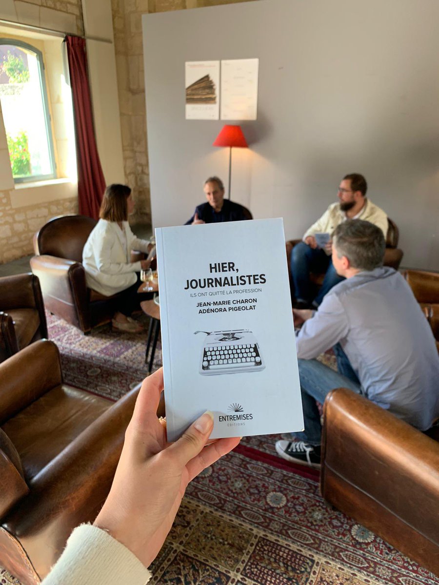 Discussion en cours avec <a href="/jmcharon/">JEAN-MARIE CHARON</a> autour de son livre ‘’Hier, journalistes Ils ont quitté la profession’’. Merci à l’<a href="/IMECArchives/">IMEC</a> et <a href="/CCizancourt/">Cyril Meniolle de Cizancourt</a> de nous recevoir pour ce moment