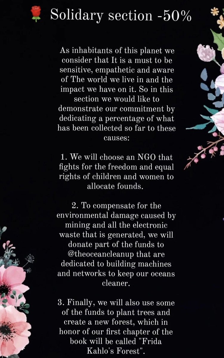 MHBcollection's tweet photo. 🌸ROADMAP REVEAL🌸

#FridaKahlo #roadmap #nftart #NFTCommunity #ETH #openseaart #NFTs #OpenSeaNFT #nftcollector https://t.co/7pkGSe8N8K