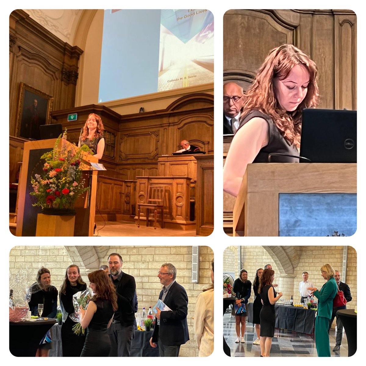 I am honored and thankful for today! 🙏🏻With the help of a wonderful team of supervisors Prof. Dr. Stefaan Pleysier, Prof. Dr. Johan Put (KU Leuven) and Prof. Dr. Corine de Ruiter (Maastricht University) I am now Dr. in Criminology and Psychology 👩🏼‍🎓
