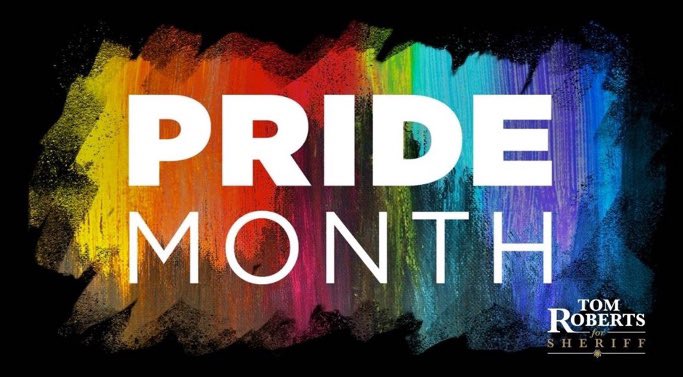 Roberts4Nevada's tweet photo. Happy Pride Month from #TeamRoberts! #Pride2022 #RobertsForSheriff #ClarkCounty #LasVegas https://t.co/3wm5cqGCD7
