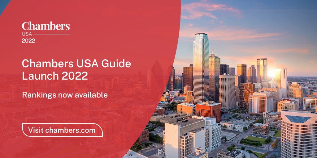 Chambers and Partners on Twitter "The Chambers USA 2022 rankings are