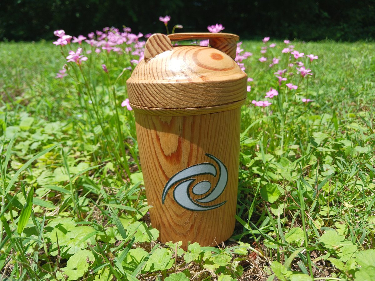 I_makeThangs's tweet photo. Solid wood #GFUEL shaker I decided to make cause I'm #FanFueled
@GFuelEnergy  @GammaLabs https://t.co/r8AmI5vMui
