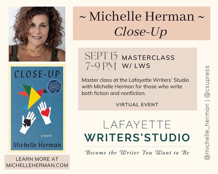 csupress's tweet photo. NEW EVENTS!

Just as we promised, details about some of @Michelle_Herman new events are here!

June 10: @riverstonepgh with @elissawashuta 

August 10: the @bryantparknyc Reading Series

September 15: a Masterclass with @Lafayettewrite 

#authorevents #lafayettewritersstudio https://t.co/vPe0BJxXj1