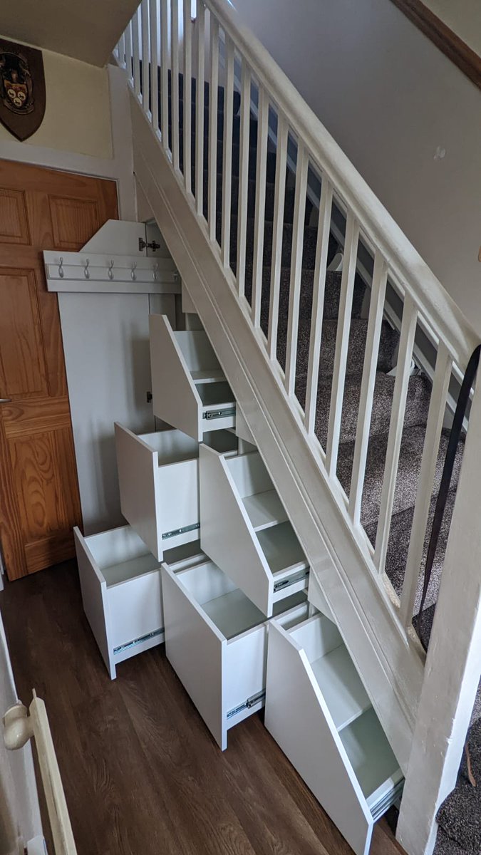 StairsStorage's tweet photo. https://t.co/s33wiOPjAs #shoedrawers #storagedrawers #tallboy #cupboard #coatrail #cheadle #cheadlehulme #stockport #stockportbusiness #stockportmums #manchester #manchestermums #GreaterManchester #understairsstorage #storage #stairs #stairsstorage #understairstorage #understairs https://t.co/cDQzGO3qap