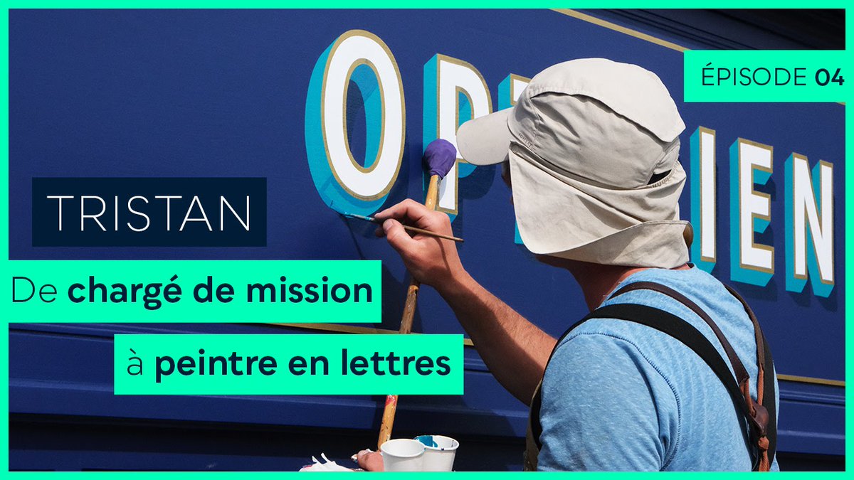 Un nouvel épisode de la série "Les mavericks" est disponible sur imago ! Une série d'Antoine Grenié. 

Aujourd'hui, Antoine va à la rencontre de Tristan, reconverti de chargé de mission à peintre en lettres, un métier "d'antan". 

100% des dons sont reversés aux créateurs.