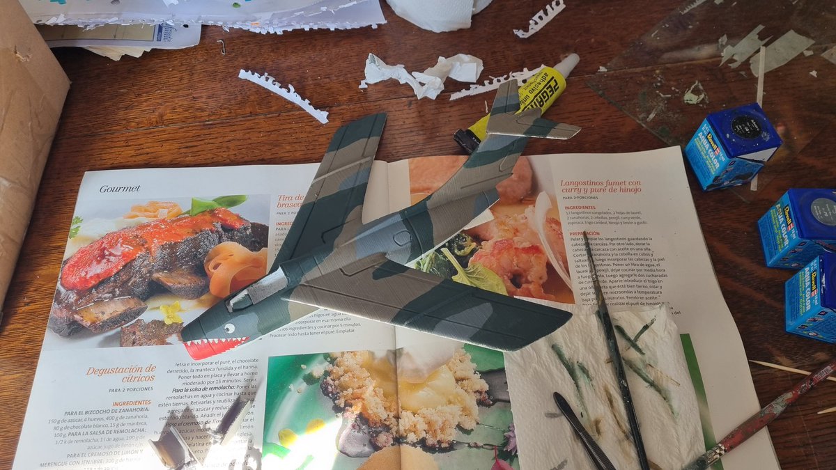 SturmovikSM's tweet image. Are you ready for the Haifisch?!
#pulqui2 #Argentina #fuerzaaereargentina #scalemodels #plasticmodels #kosmosur3d