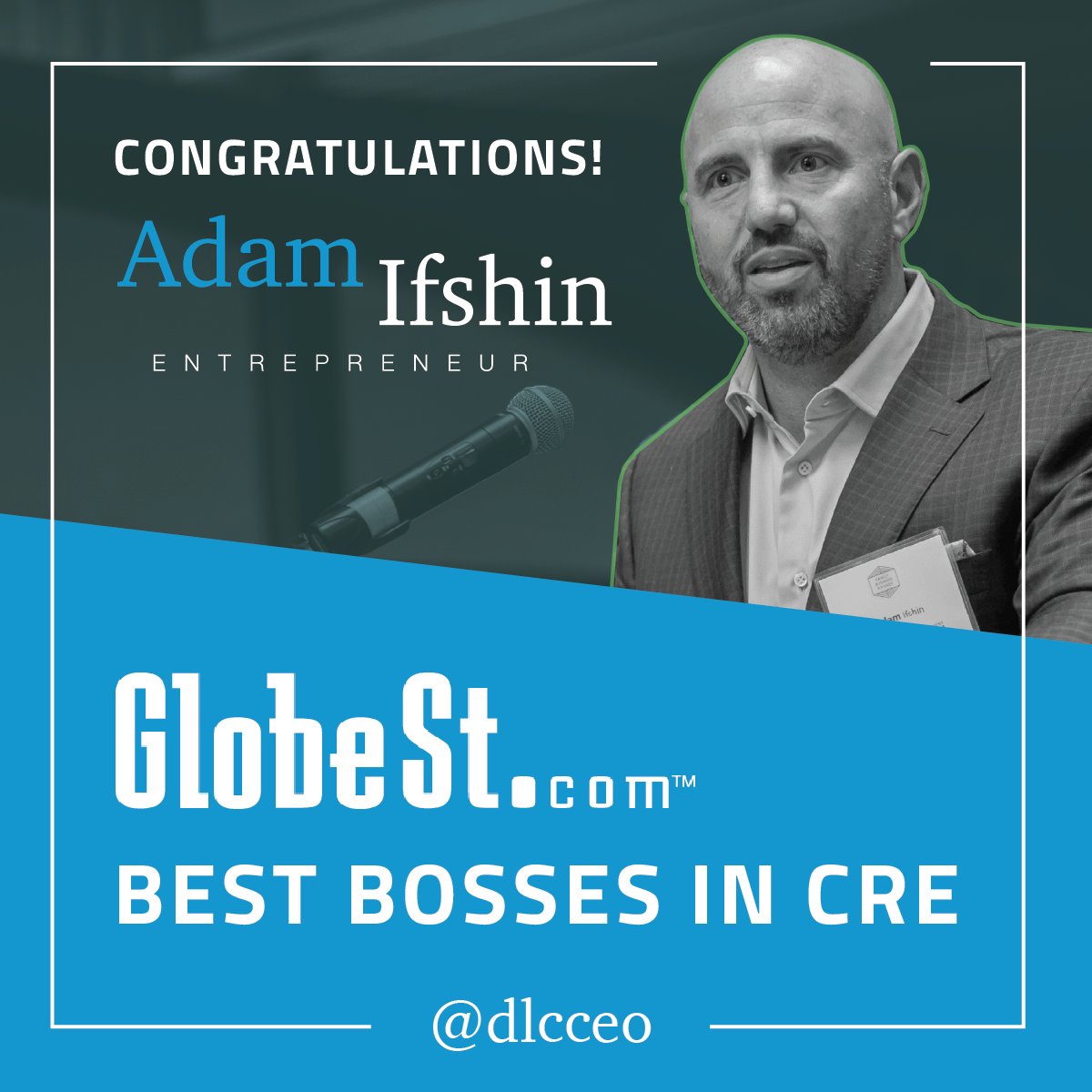 DLCManagement's tweet photo. Join us in congratulating our CEO Adam Ifshin for getting selected as one of the Best Bosses in CRE by https://t.co/MPtPOPfDC9! @dlcceo
#retailrealestate #commercialrealestate #cre #bestbosses #team #teambuilding #leadership #culturematters #thestorewon https://t.co/VjAfweaD1L