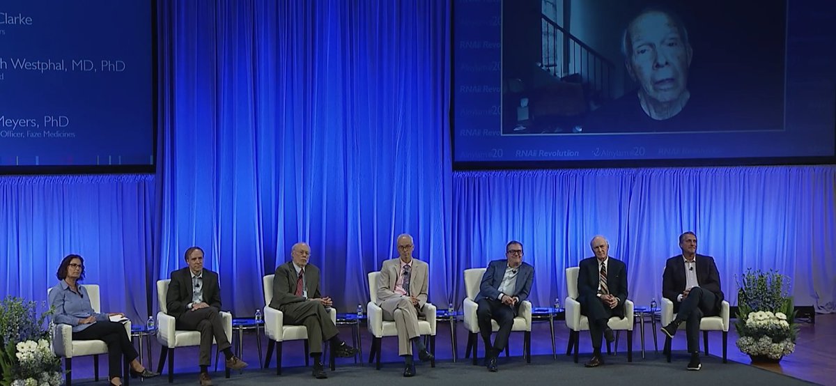 Such an amazing journey.  Alnylam's 20th bday celebration today at MIT: new class of medicines, 5 launched, more to come.  Helping patients in need.  Way to go team Alnylam!