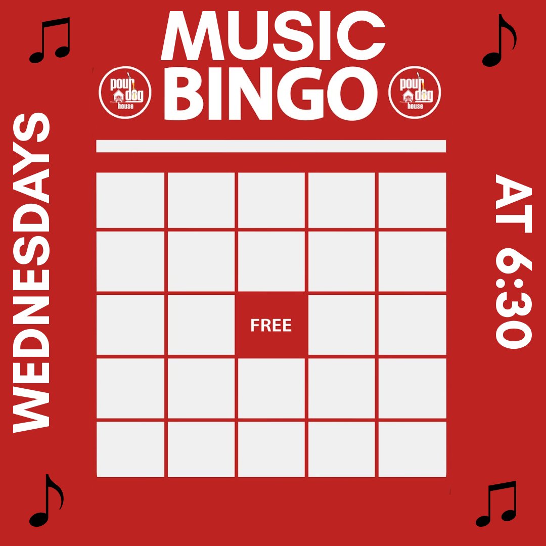 It's Music Bingo Night!  Who's coming with you?

#MusicBingo #MarylandCraftBeer #MarylandBeers #MillersvilleMD #AnneArundelCountyRestaurant #PourDogHouse #MarylandFoodie #MarylandEats #HotDogs #Sausages