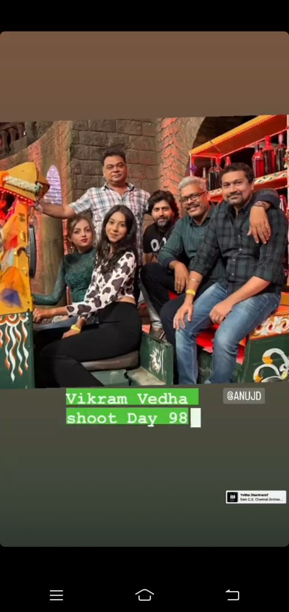 Hardyrajput07's tweet photo. Vikram Vedha Wrapped up today
#HrithikRoshan #VikramVedha https://t.co/0nv3uq4Dc0